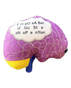 Dyslexia plush left side