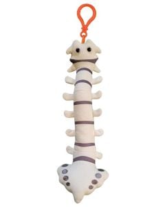 Spine plush key chain