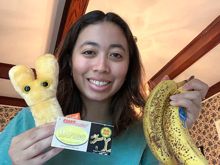 Bifido plush with bananas