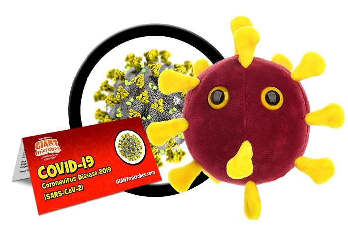 GIANTmicrobes Flu (Orthomyxovirus) plush gift