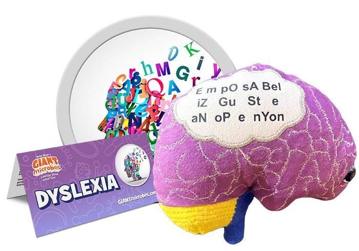 Dyslexia plush cluster