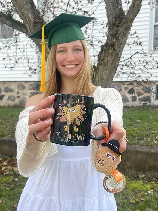 Got Caffeine mug with graduate