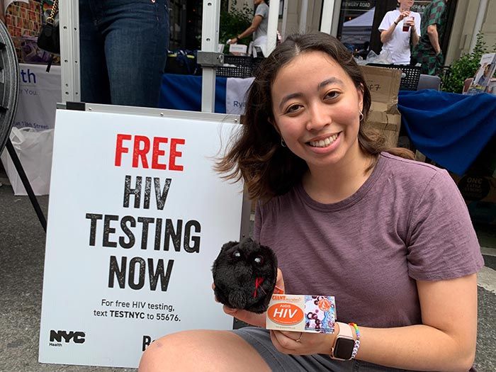 HIV plush testing site