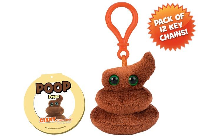 Poop Key Chain 12 Pack