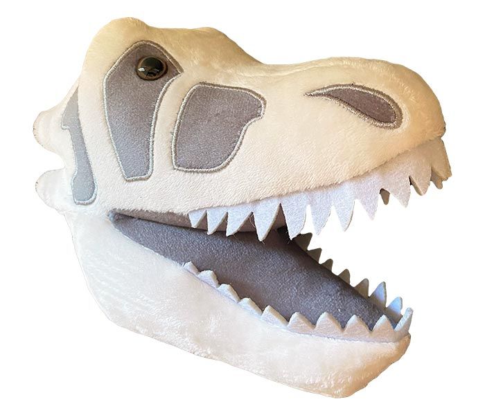 T. Rex Roaring plush angle