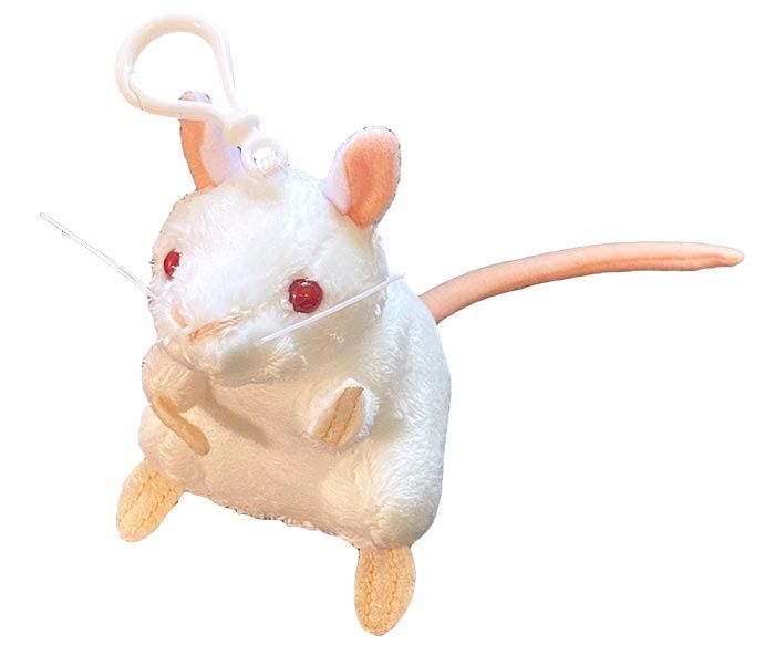 White Mouse plush kc angle