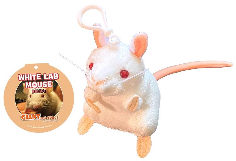 White Mouse plush kc with tag